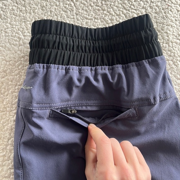 NWOT Eddie Bauer Women's ClimaTrail Joggers - 10, Dark Mulberry/Purple/Black - Picture 7 of 10